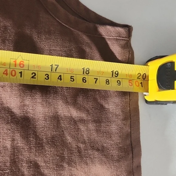 Vintage IC Tank Top Size S usa connie shirt Brown Sleeveless - Picture 8 of 8